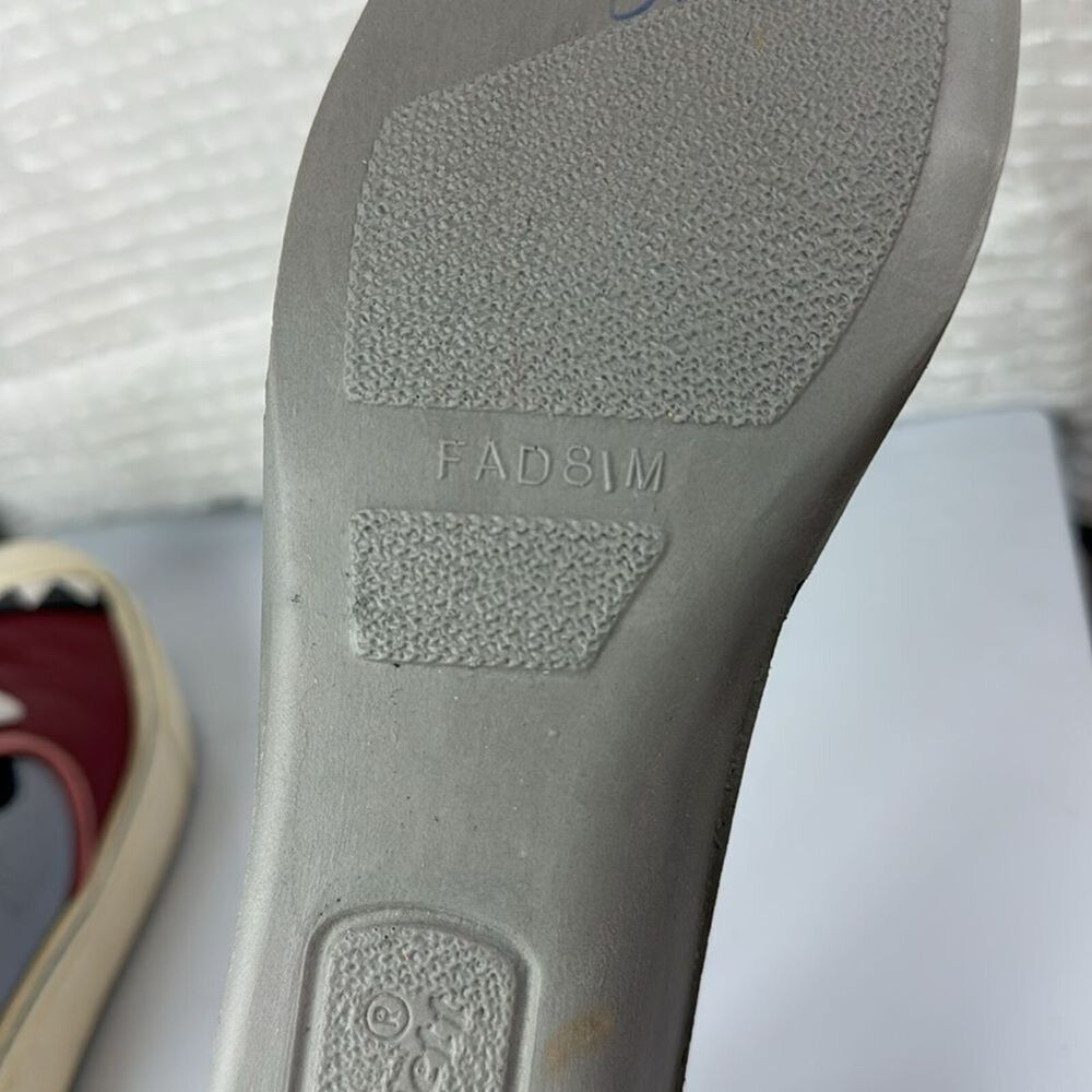(N7) Fendi Monster leather slip-on sneakers, size 37, men's one shoe, right shoe - Picture 5 of 15